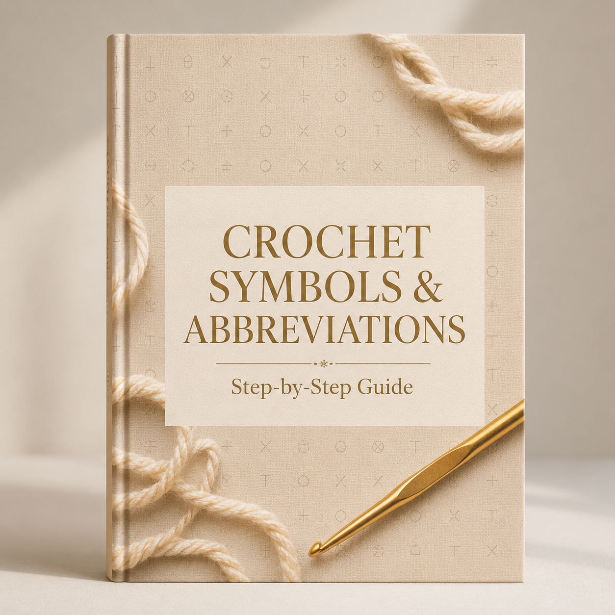 Crochet symbols and abbreviations guide bonus